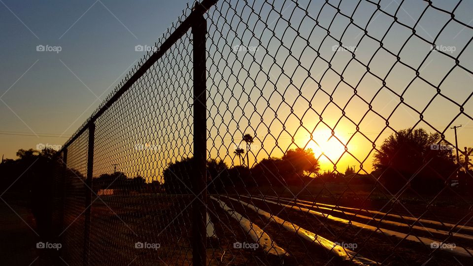 Sundown in Southern California.