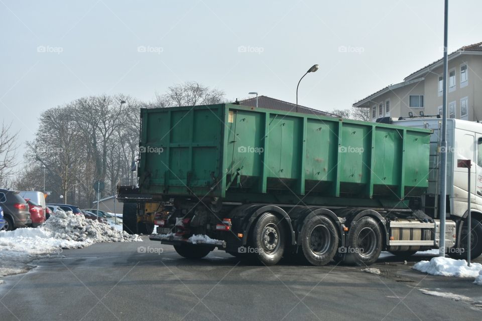 Vehicle, Container, Truck, Calamity, Transportation System