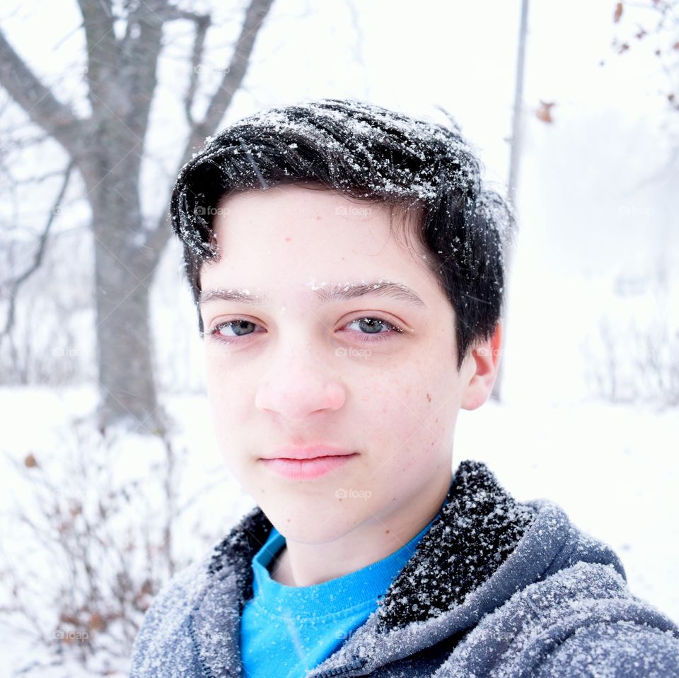 winter selfie
