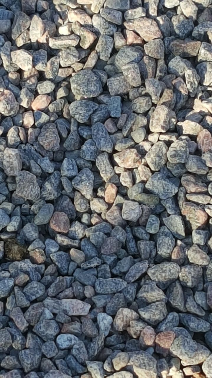 Gravel. walkway