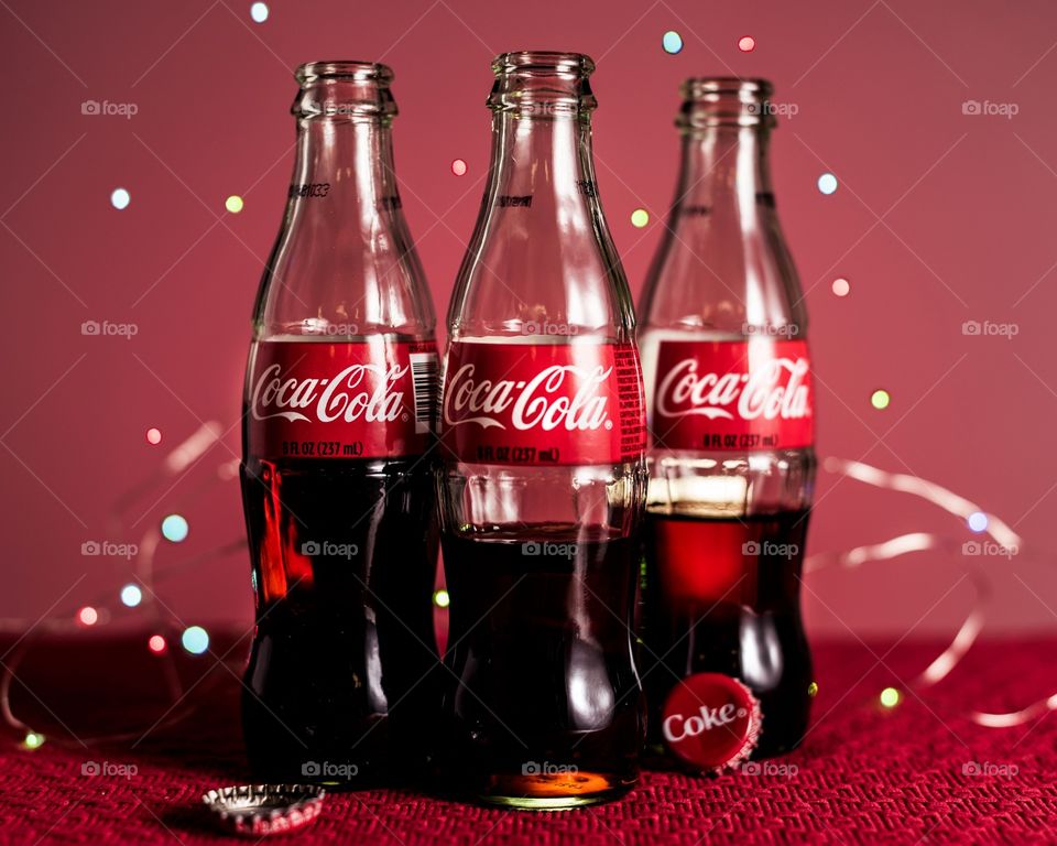 Coca Cola beverages.