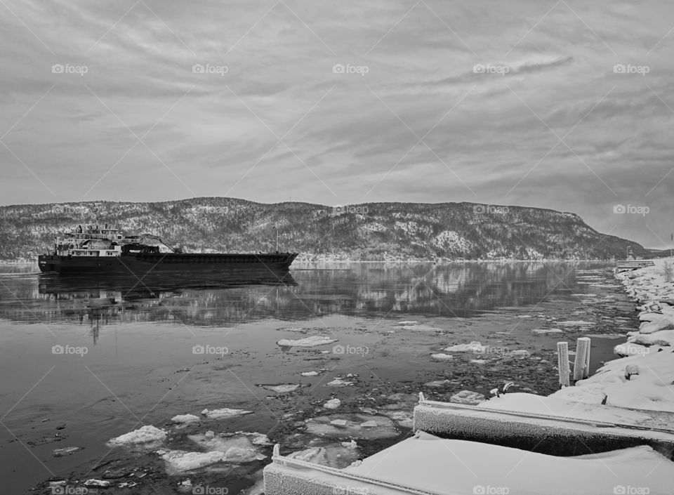 Winter in Svelvik, Norway