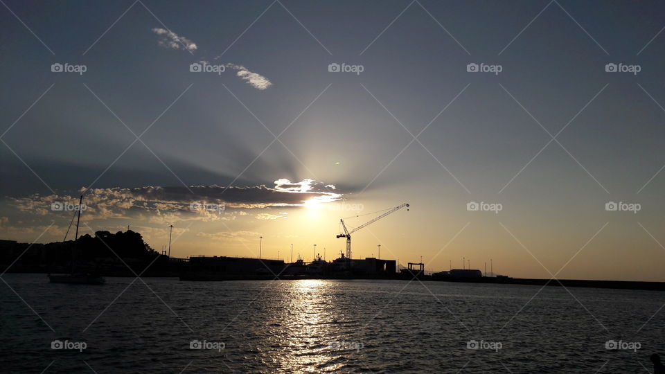 Sunset, Water, Sea, Landscape, Dawn