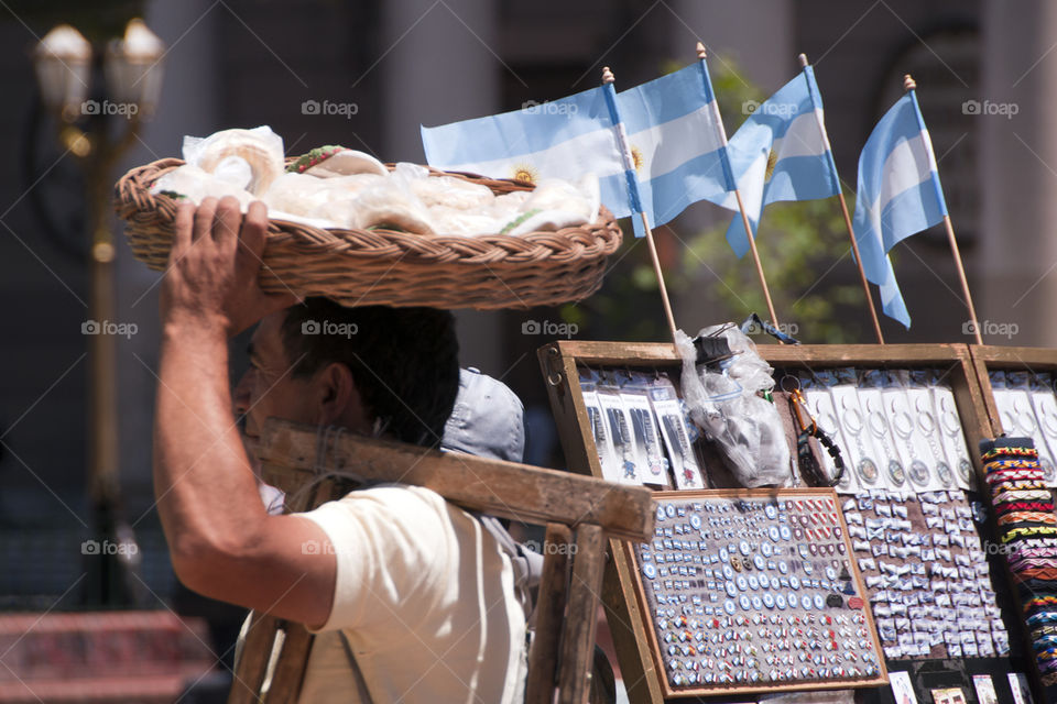 Argentina street seller
