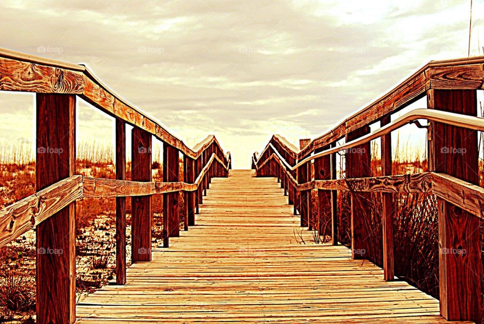 Walkway to the beach