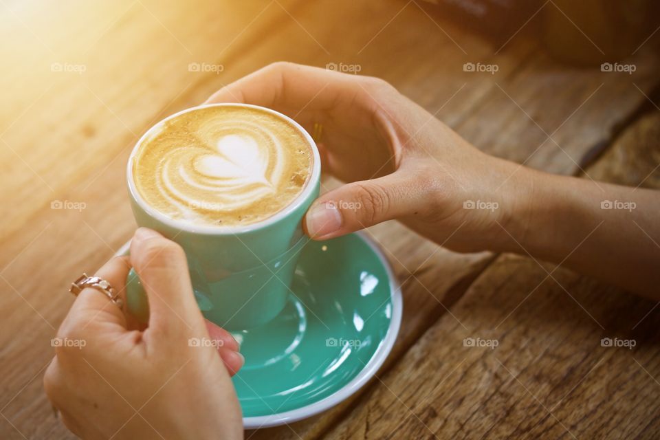 Coffee cup hot breakfast 