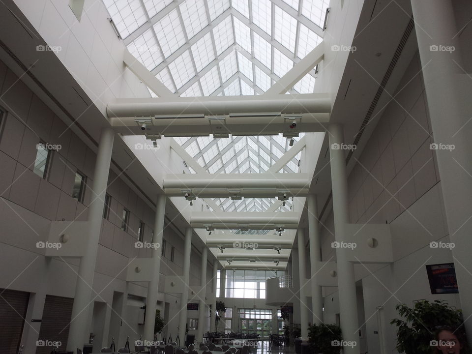 Center for the Arts building interior at SUNY Buffalo