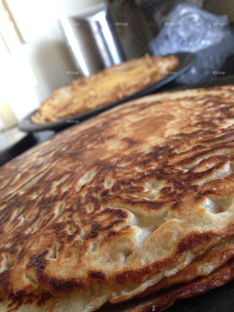 Homemade Dutch pancakes 