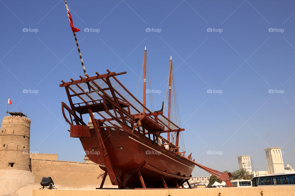 Dubai museum outdoor, united Arab Emirates