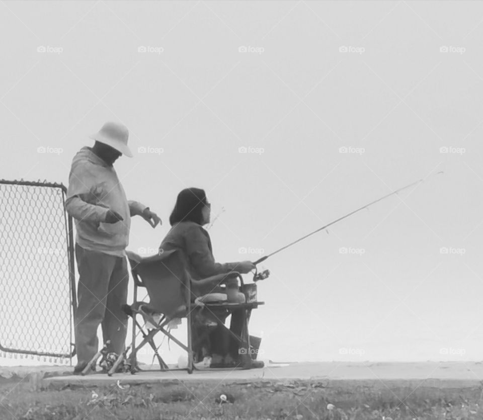 Fishing into the fog