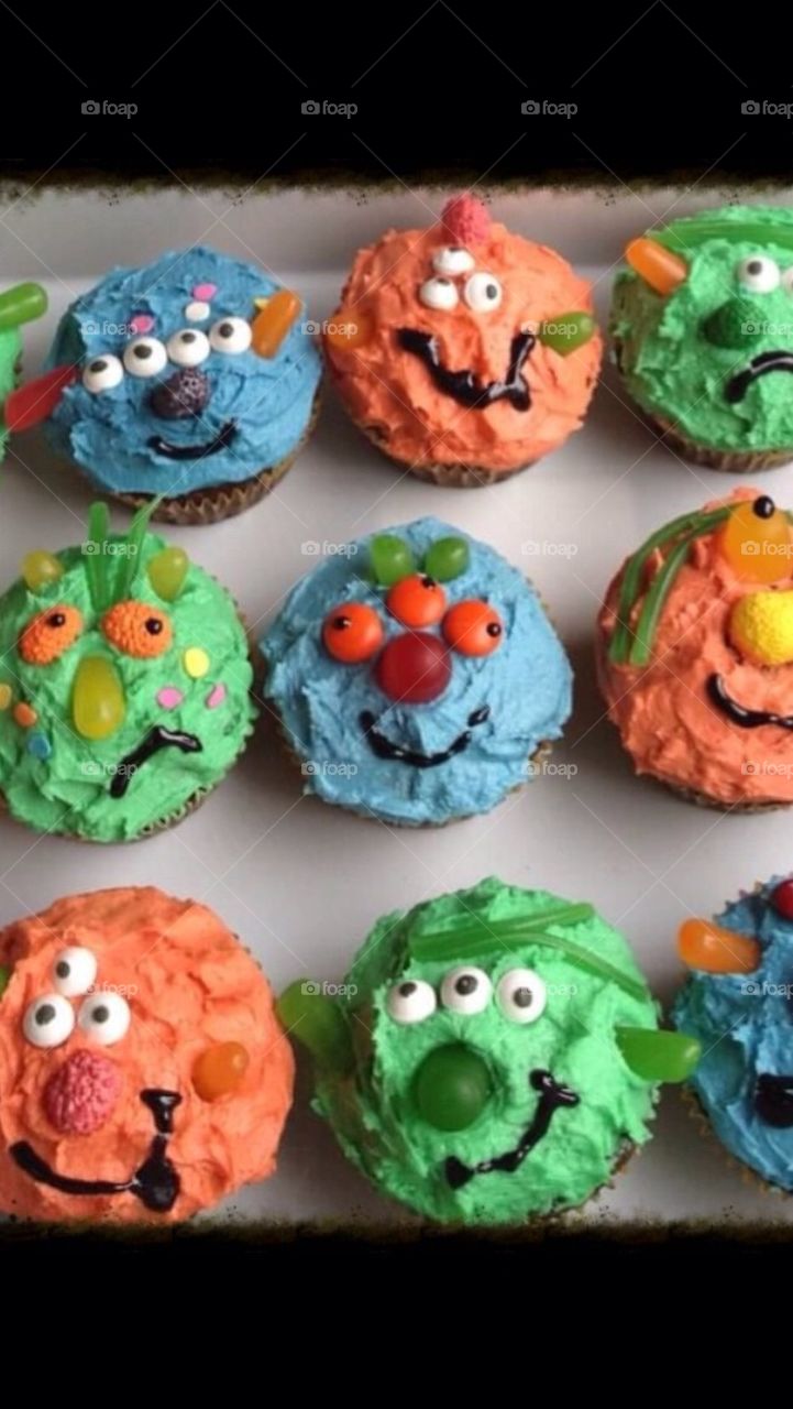 Monster Cupcakes