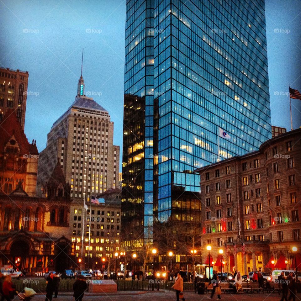 Copley sq. Copley sq in Boston, MA