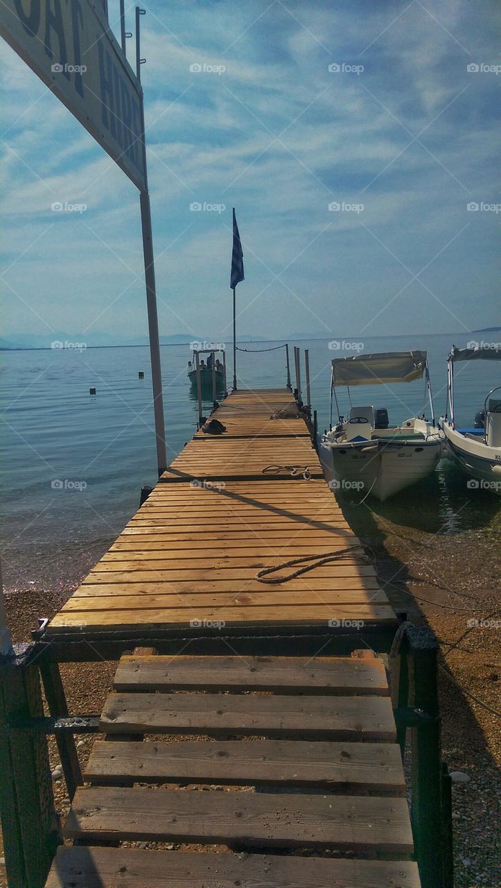 the jetty at the beach