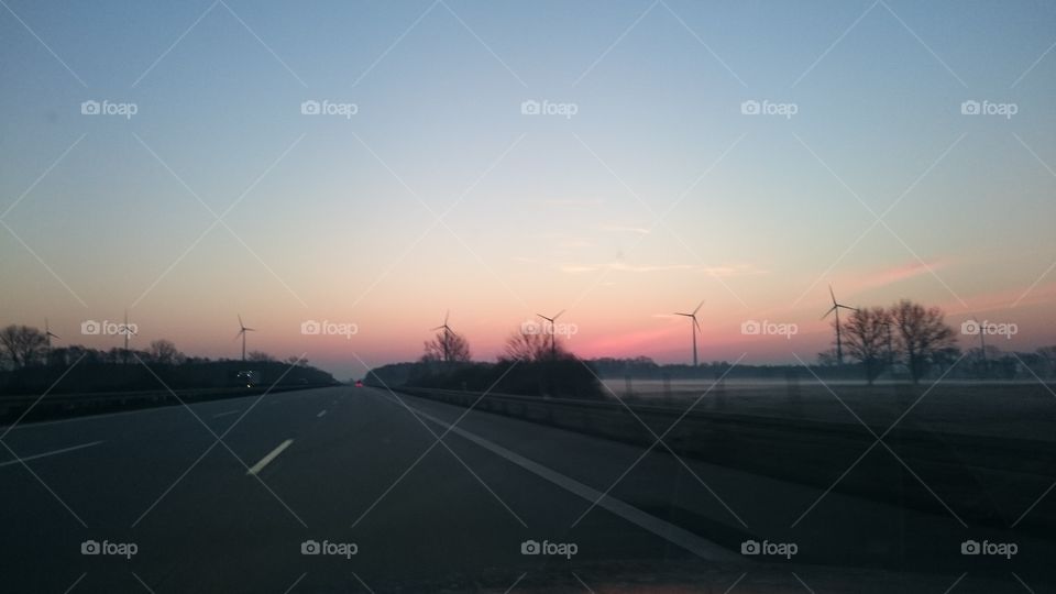 Twilight near Berlin