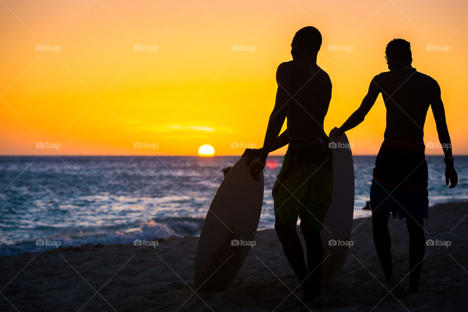Sunset Surf
