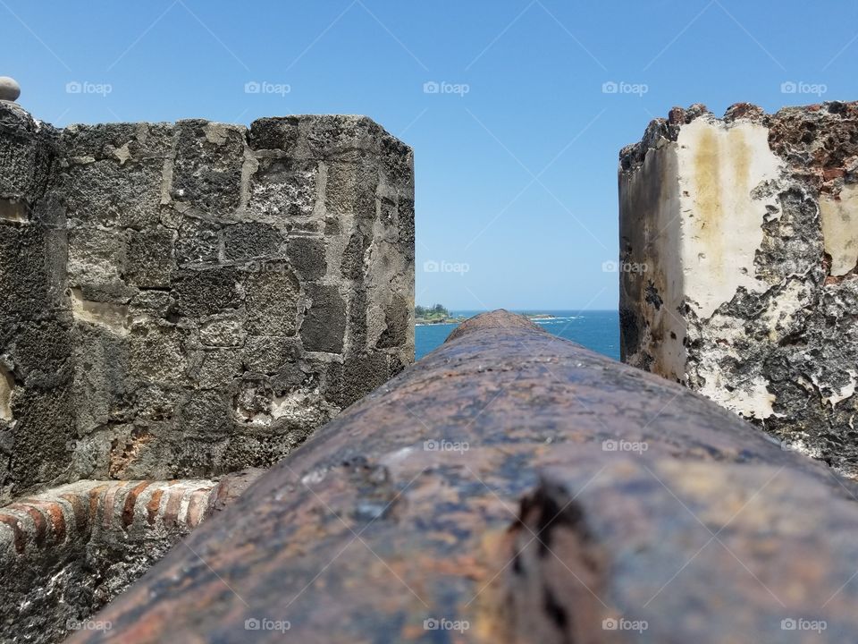 Main battery at Del Morro fortress