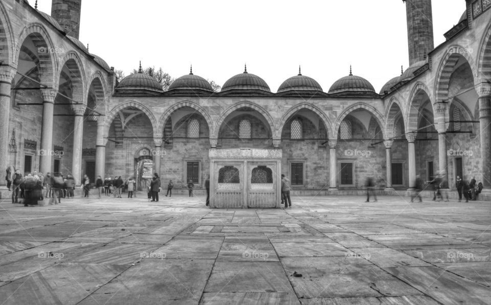 Blue mosque. Blue mosque in Istanbul 