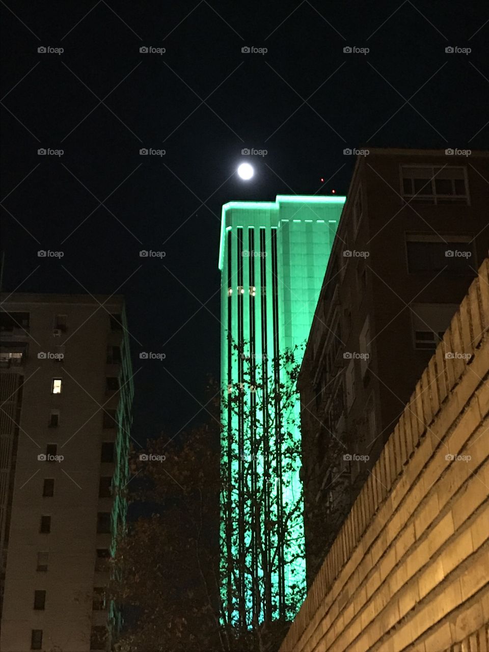 Green skyscraper