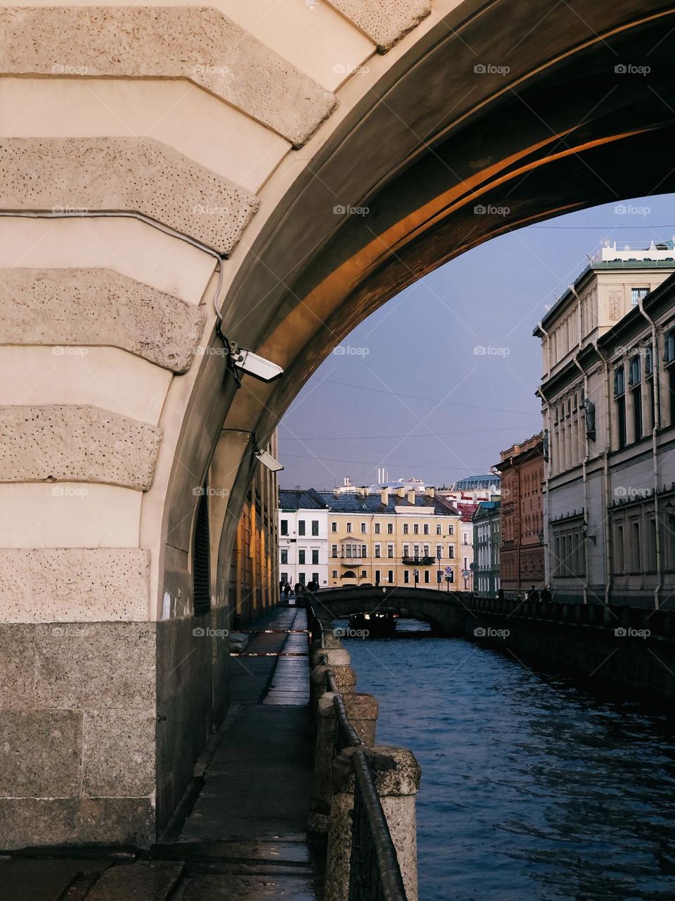 Beautiful view of city, Petersburg, Russia 