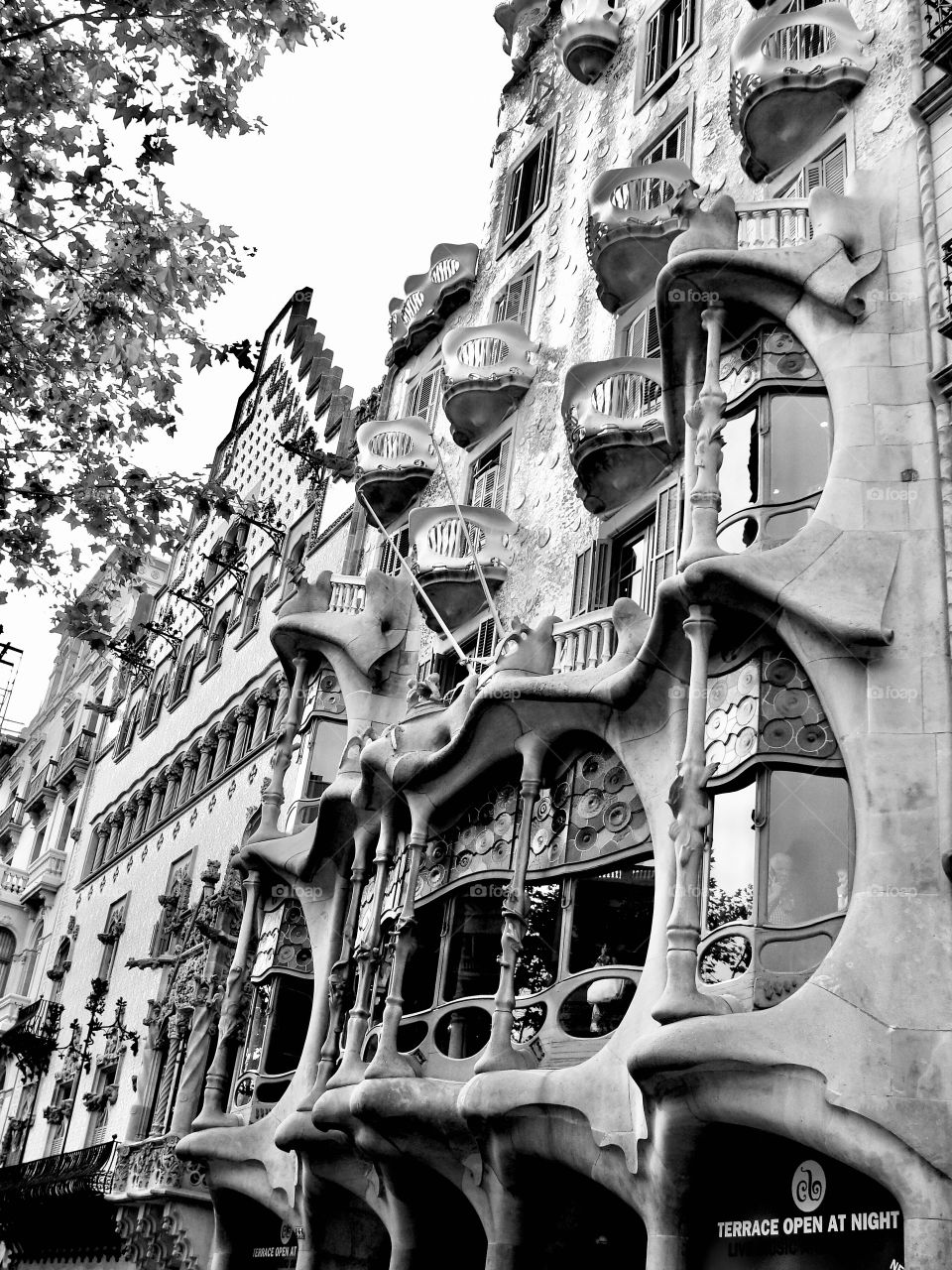 Antoni  Gaudi’s Casa Batlló and  The Casa Amatller built by architect Puig and Cadafalch 