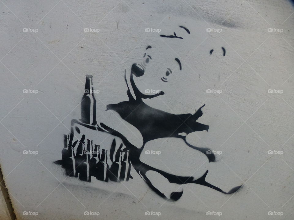 Winnie the Pooh Drinking