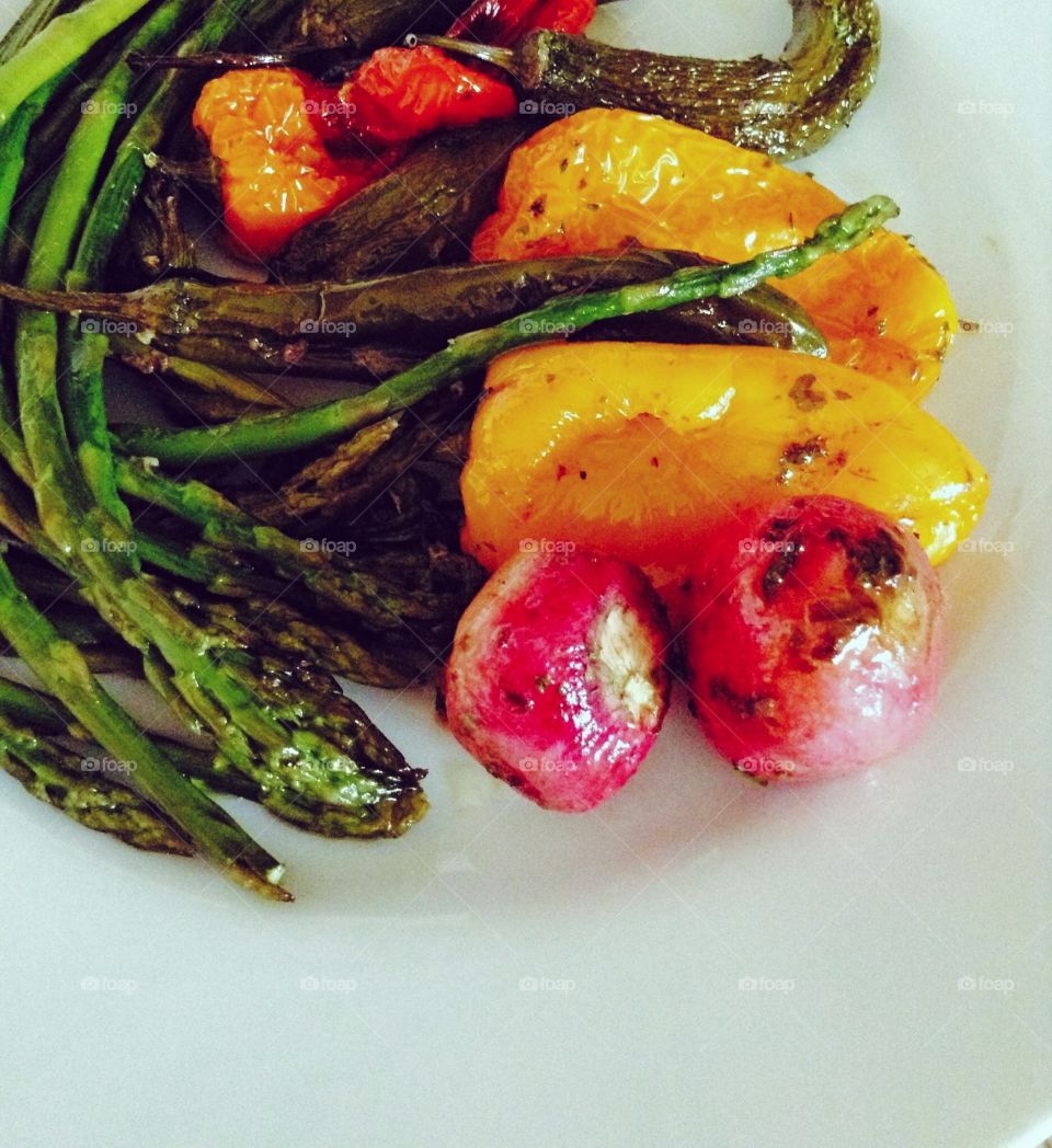 Grilled vegetables 