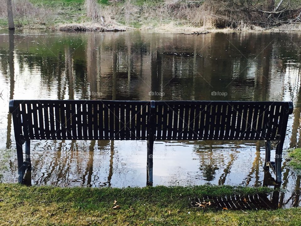 Flooded benches