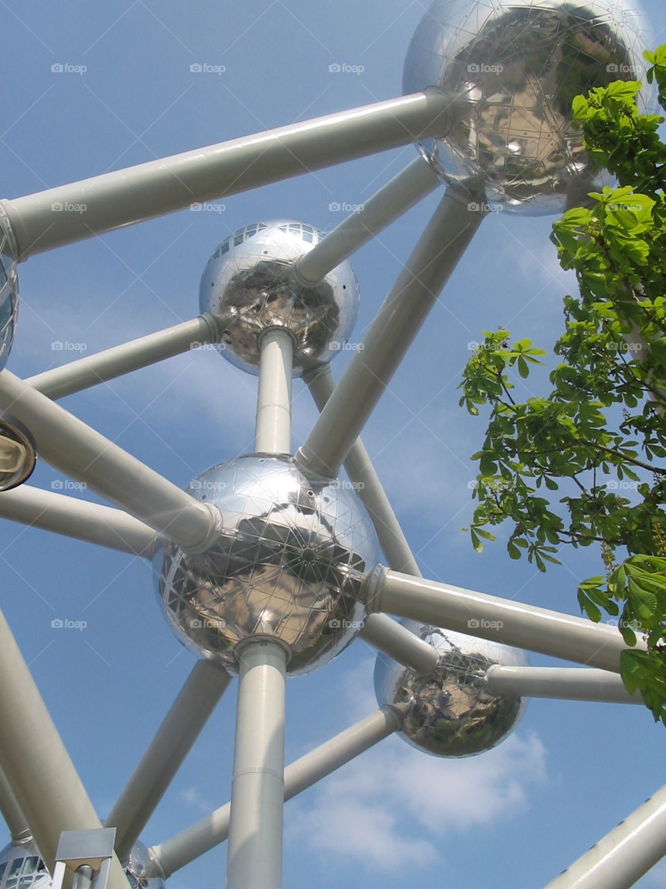 The atomium in Brussels