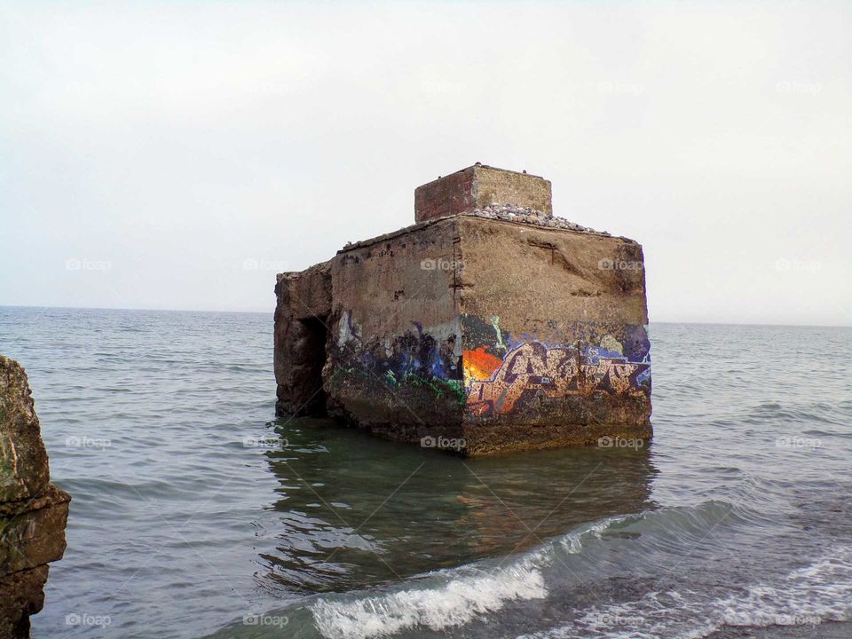 Alter DDR Bunker in der Ostsee