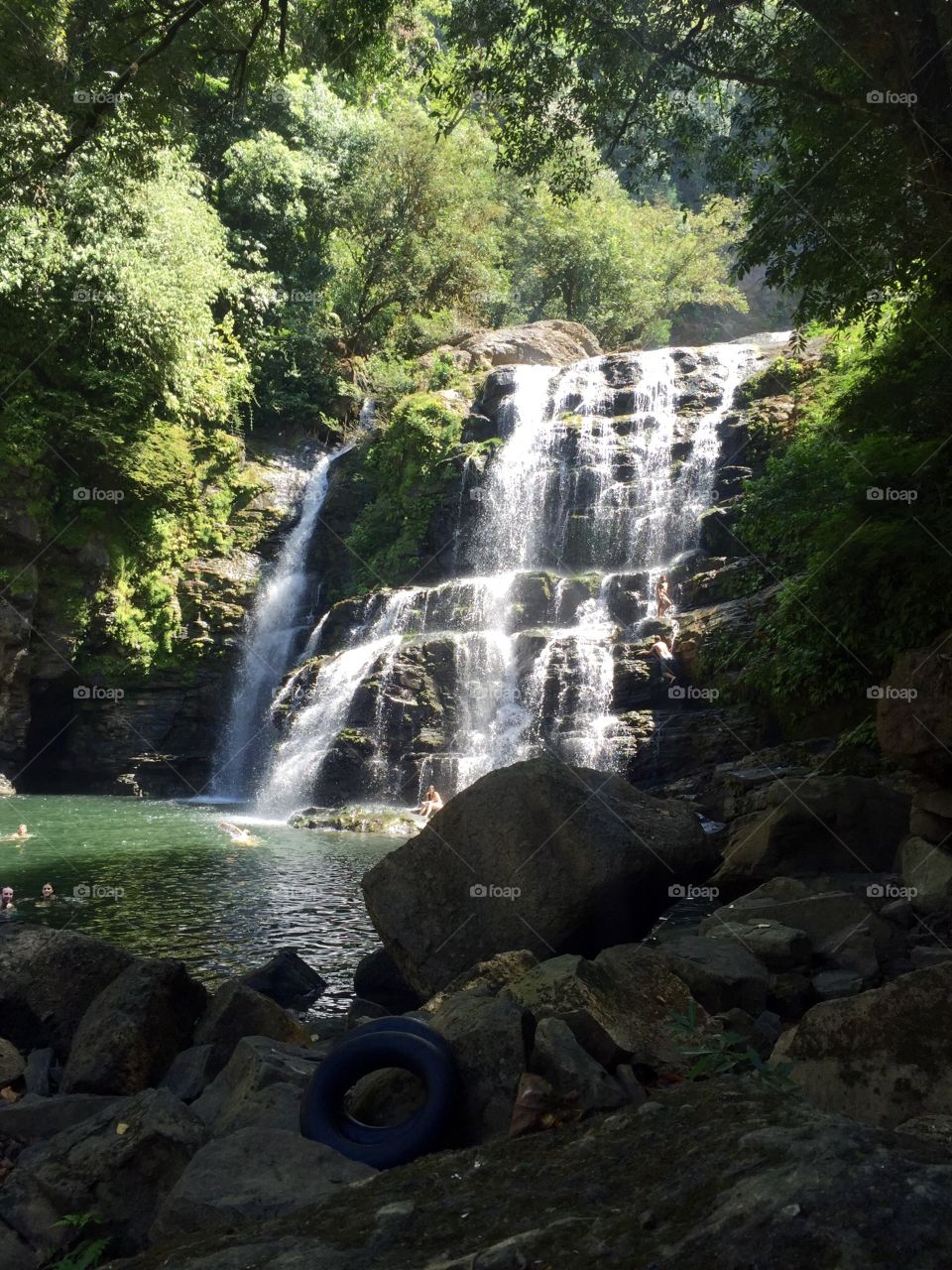 Waterfall in Costa Rica 