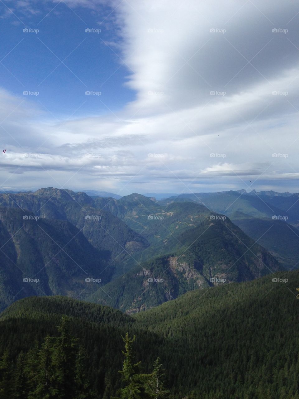Hope, BC, Canada. Tip top of a mountain.