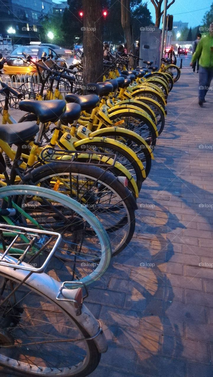 "nine million bicycles in Beijing"