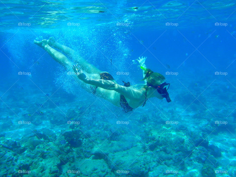 Snorkeling. Indonesia 