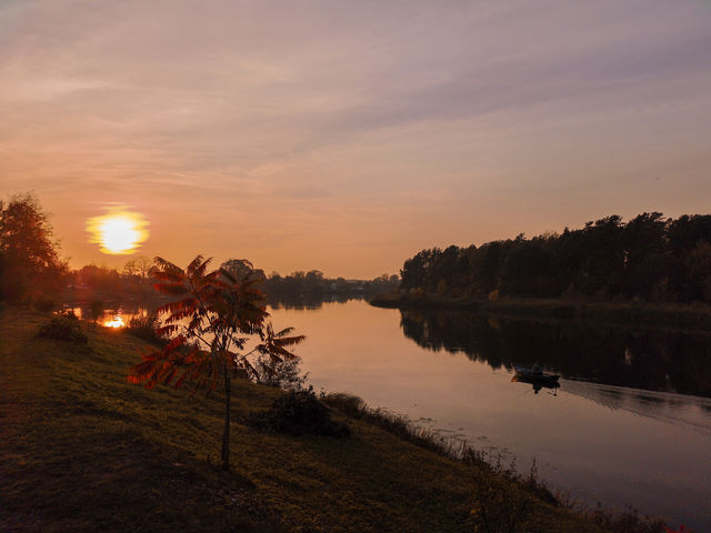 Beautiful sunset view