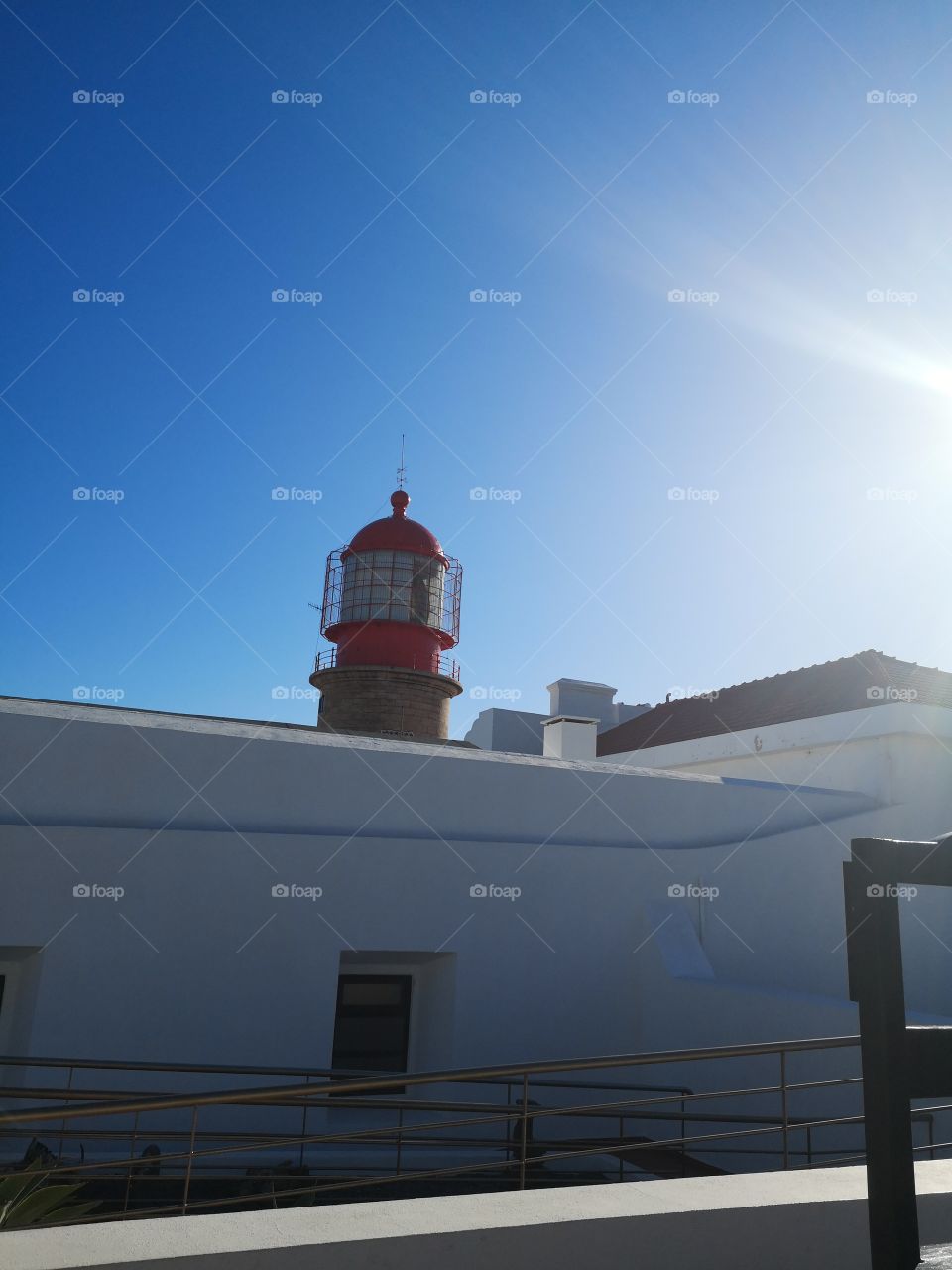 Lighthouse in Sagres, Portugal