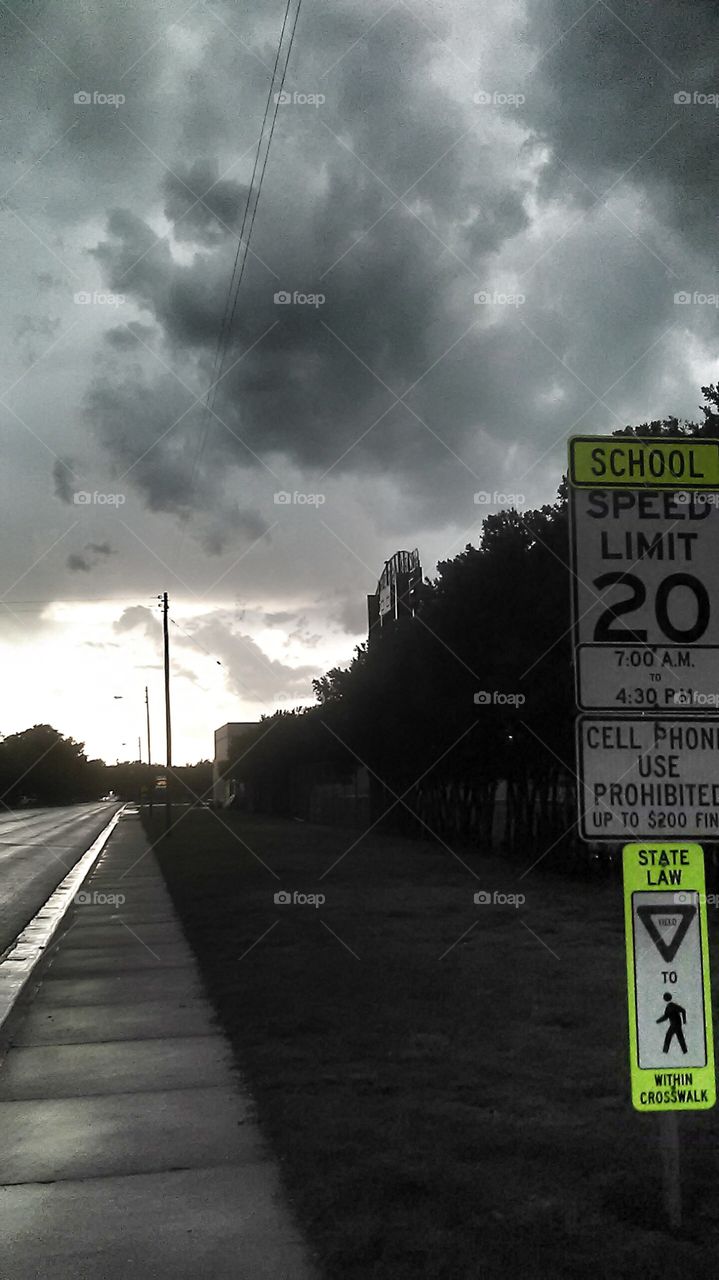 tornados on the loose 2. the storm is passing but the siren is still blowing