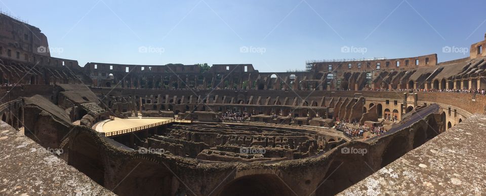 The Coliseum in Rome, Italy