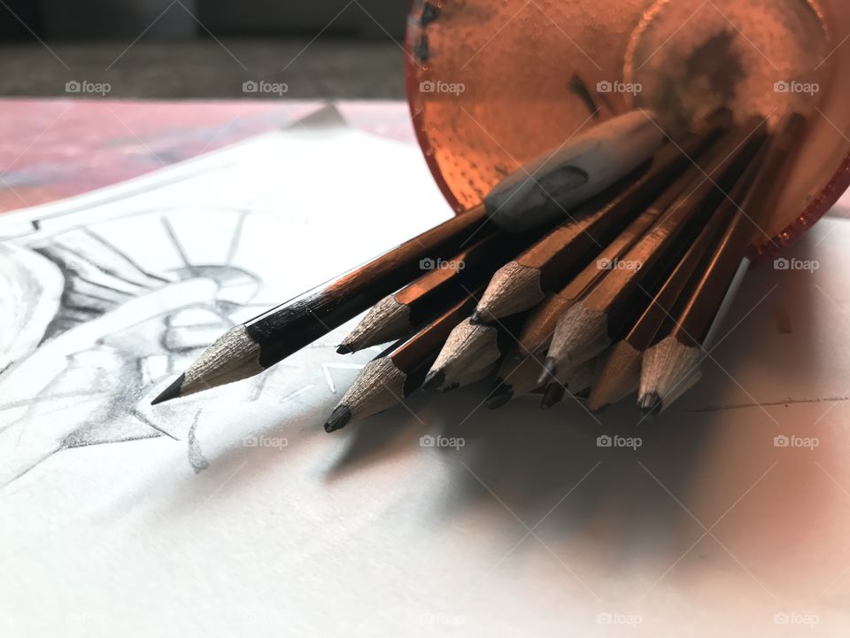 Drawing pencils 
