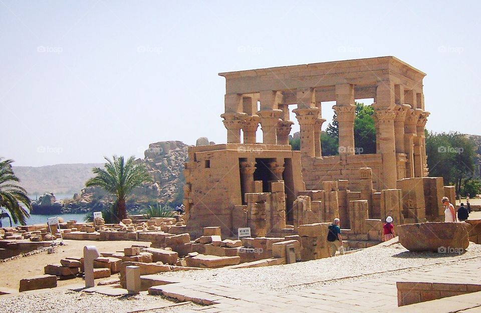 Philae Temple on Lake Nasser