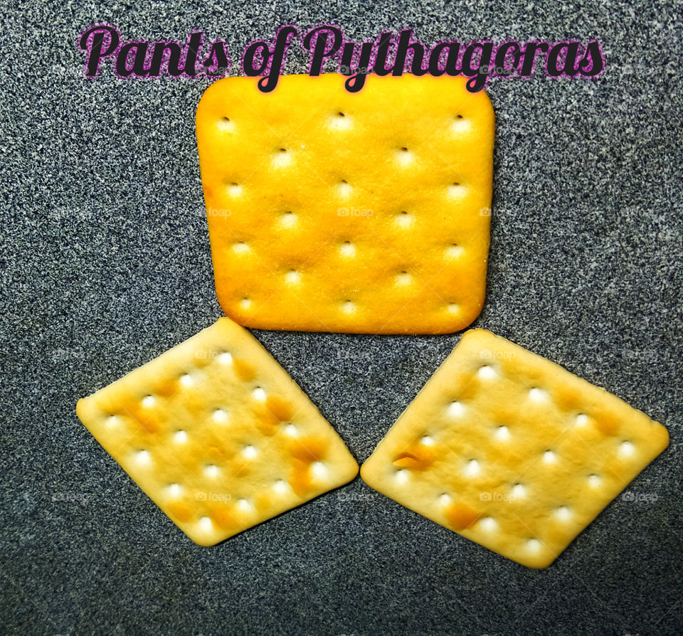 "Pants of Pythagoras" in the form of biscuits