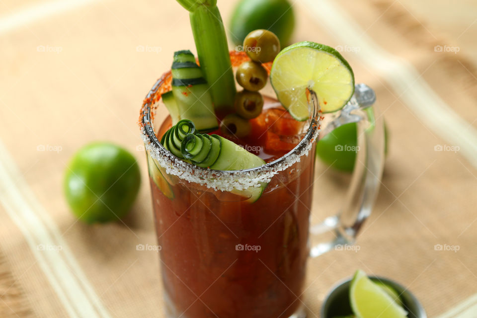 Tomato and vegetables drink