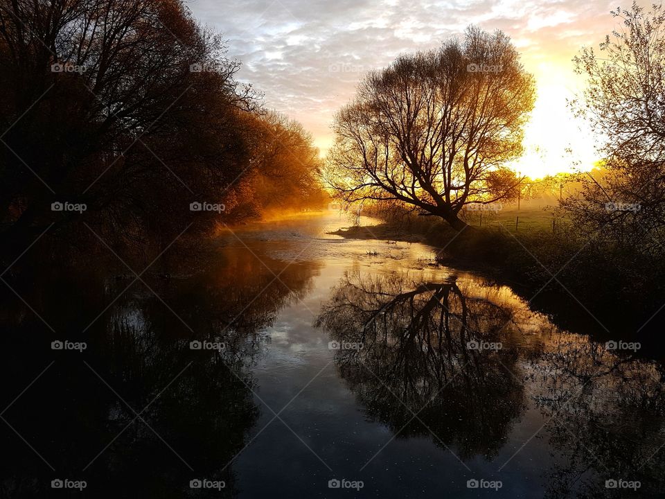 Sunsrise on the River Stour