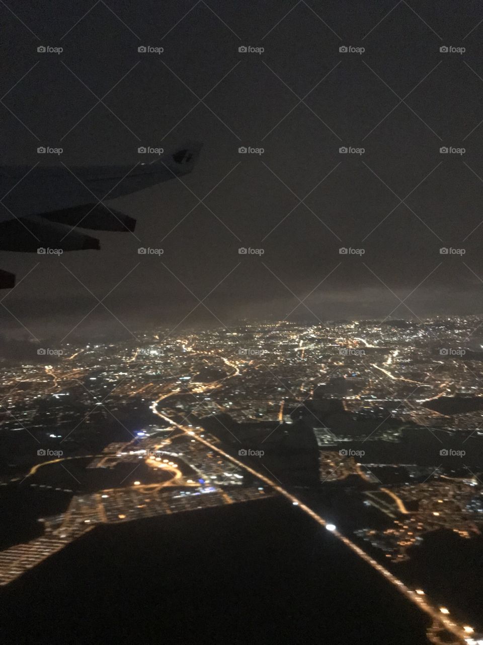 Night light from the air