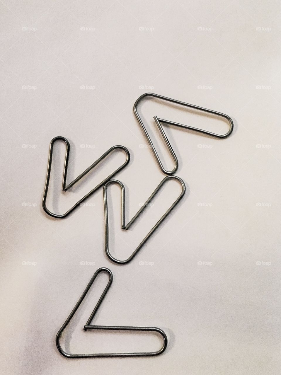 heart of paper clips, creative