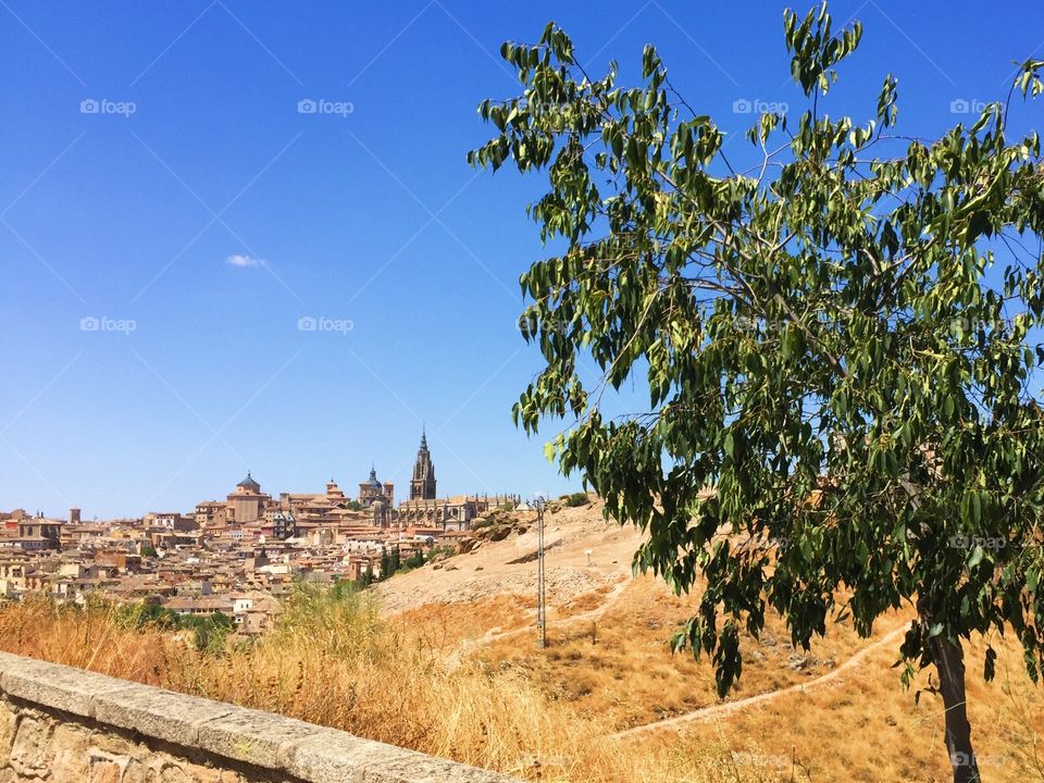 Toledo on top of the hill