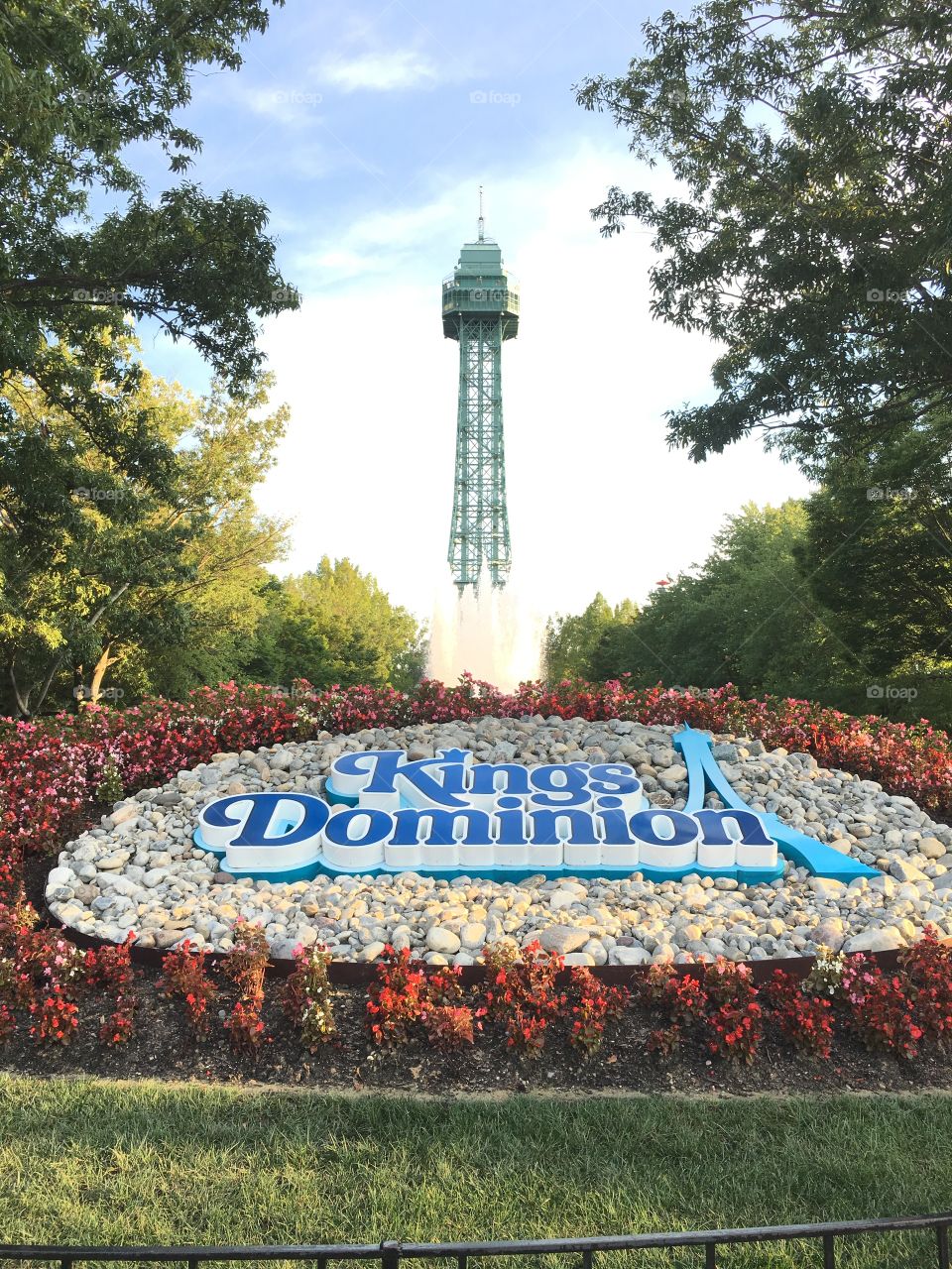 Kings Dominion Theme park in Va