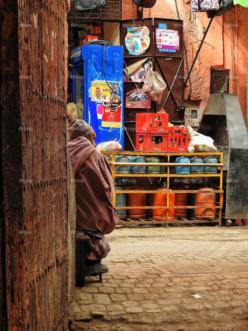 Street life in the souk