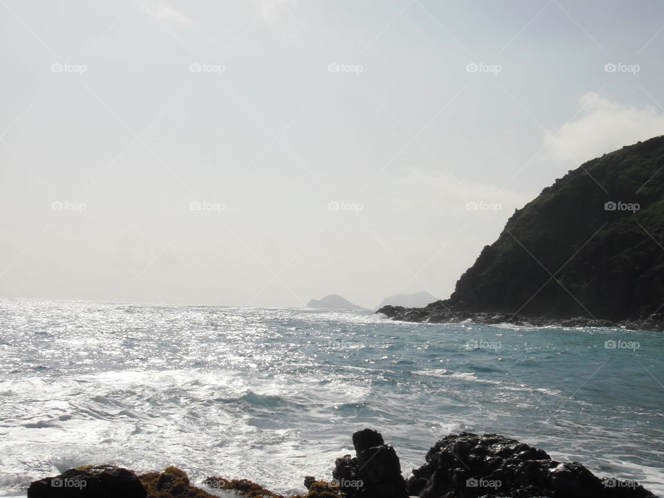 View from Mokulua Island. 
