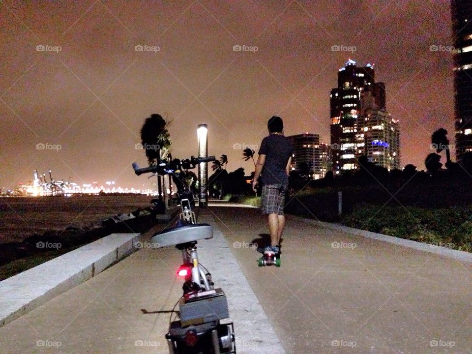 Scooter in Miami Beach