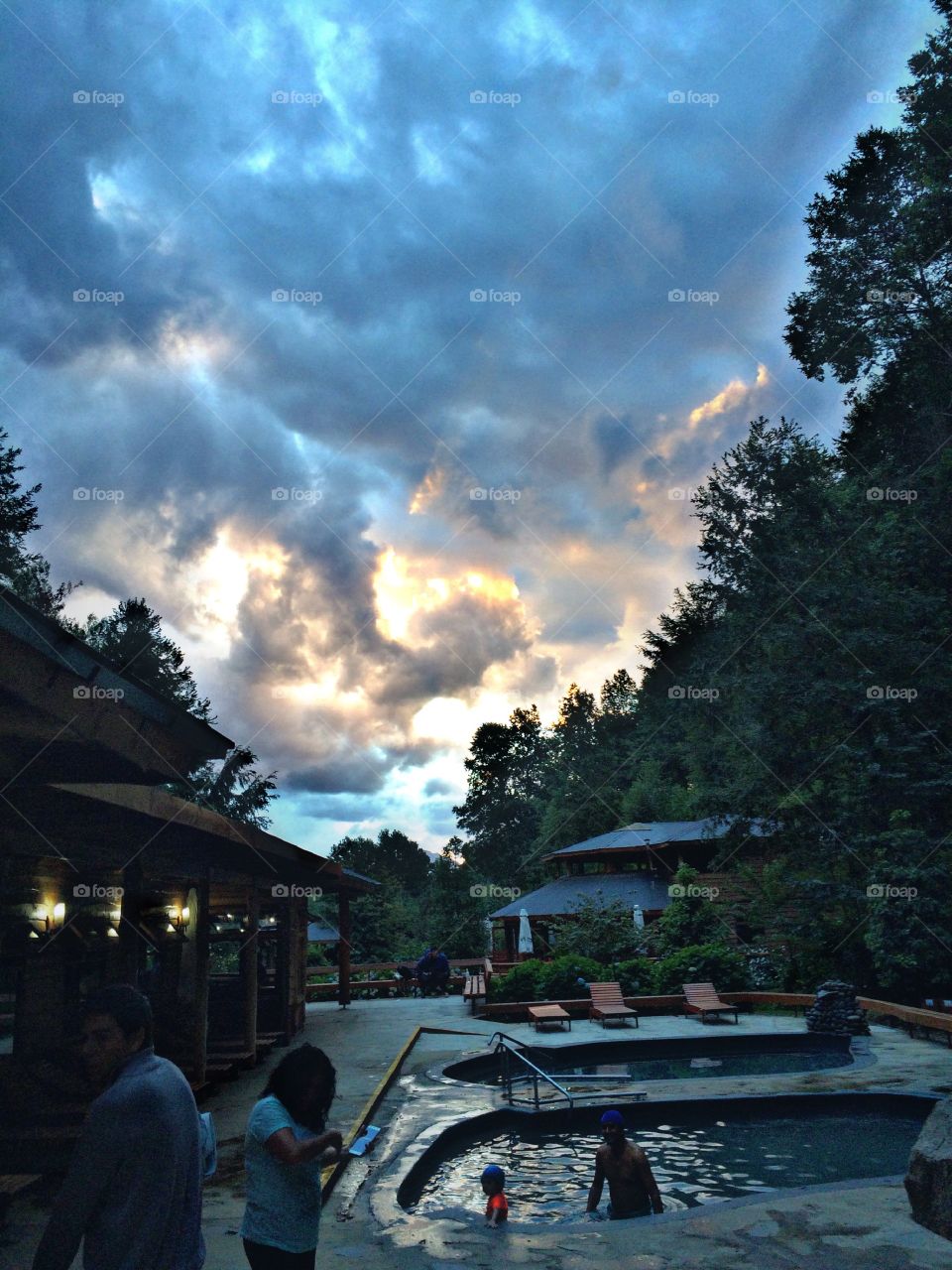 Traveling to Chile, an incredible sunset for you to relax and enjoy the silence of this place